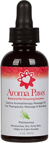 Aroma Paws Aromaterapi Köpek Masaj Yağı-Köpek, Evcil Hayvan Bağı için-Şartlandırma, Nemlendirici, Yatıştırıcı Cilt Masaj Yağları-Aromatik,