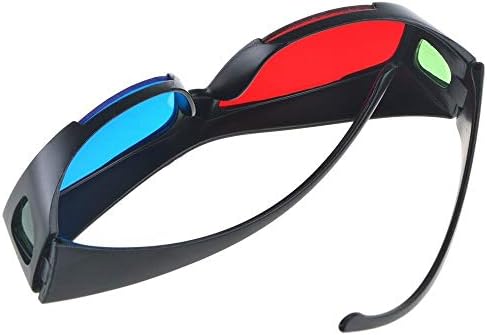 Yeahmol 3D gözlük kutusu ile kırmızı mavi 3D gözlük için tüm 3D filmler oyunlar TV ışık basit tasarım