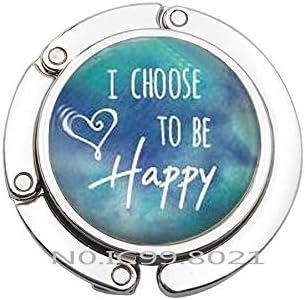 Mutlu olmayı seçiyorum Çanta Kancası, Yeni Seri, Pozitif İlham Çanta Kancası - Kadınlar için Motivasyon Hediyeleri-RG178