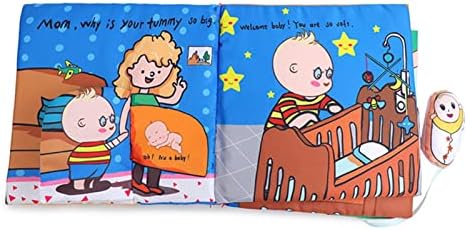Kindlyperson Yumuşak Bebek Kitabı-Komik Eğitici Bez Kitap - / Hoşgeldiniz Yeni Bebek / Lazımlık Zaman|Banyo Zamanı Bebek Bez