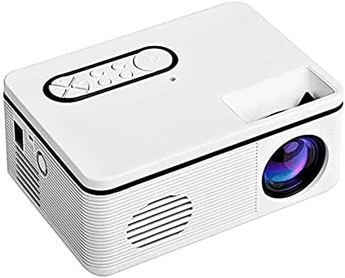 XHSHOP Mini Projektör, 1080P Destekli, 200 Maksimum Ekran 60000 Saat Lamba Ömrü Taşınabilir Video Projektör, HDMI, PS4, TV Çubuğu,