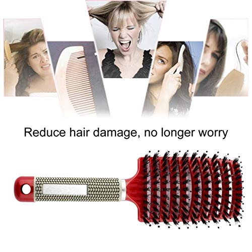 7 Renk Kadın Saç Derisi Masaj Tarak Kıl naylon saç Fırçası ıslak kıvırcık Detangle saç fırçası Salon kuaförlük şekillendirici