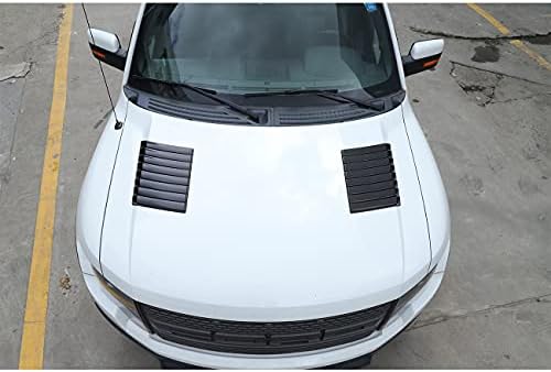 Araba ABS Hood Vent Grille Kapak Dekoratif Trim ıçin F150 2009-2014 karbon fiber