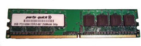 2 GB Bellek Gigabyte GA-G31M-S2L Anakart DDR2 PC2-5300 667 MHz DIMM ECC Olmayan RAM Yükseltme (PARÇALARI-hızlı Marka)