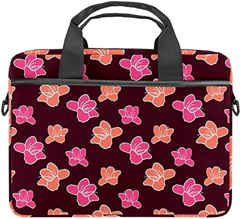 Vintage Çiçekler laptop çantası Kadınlar için Messenger omuzdan askili çanta 14.5 İn Laptop taşıma çantası İş Evrak Çantası Erkekler