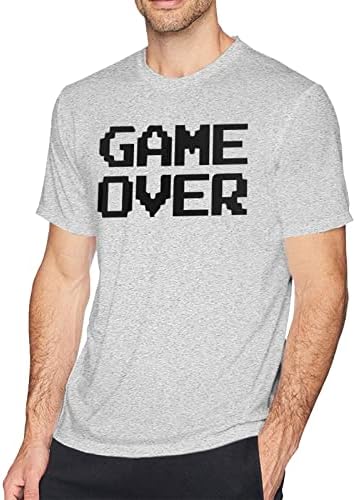 Lanet-Oyun-Over-Mesaj Boy Spor Pamuk Moda Trendi Kısa Kollu T Shirt