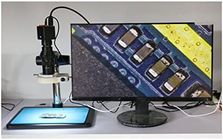 YIBANG-DZSW 1080 P-HD HDMI VGA Endüstriyel Kamera 130X Video Mikroskop C-Mount Lens Anakart Tamir için Sanayi Lab
