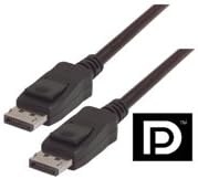 L-Com / Sonsuz Elektronik-DPCAMM-0.5-DisplayPort Kablosu Erkek-Erkek, Siyah-0.5 m