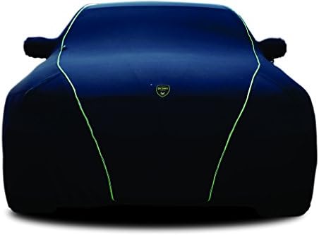 TPH MİCROLİTE Pürüzsüz Kadife Bitmiş Özelleştirilmiş fit Yarı Açık SİYAH araba kılıfı Yeşil Boru Ferrari 348 GT Competizione
