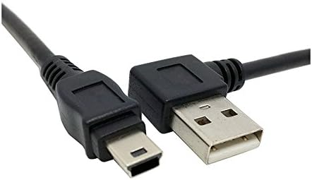 100 adet / torba 90 Derece Sol Açılı USB 2.0 A Erkek USB Mini B Erkek Kablo 50 cm
