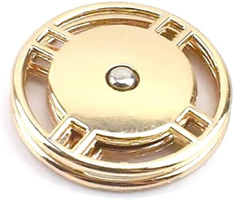 JIUYUE 20 Takım Yuvarlak Metal Yapış Düğmeler Görünmez Basın Düğme Bağlantı Elemanları Ceket Elbise Dikiş Aksesuarları Düğmeler