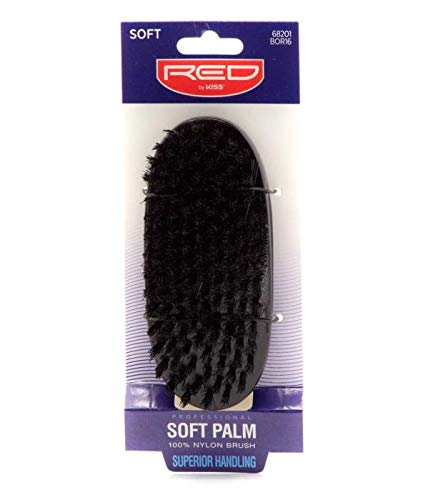 Kıss Tarafından Kırmızı Profesyonel %100 Yaban Domuzu Fırçası Üstün Kullanım (Yumuşak Palm-BOR16)