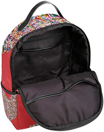 Kız hafif dayanıklı şeker Sprinkles kalp çocuk Sırt Çantası Bookbag sırt çantası