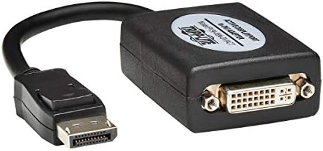 Tripp Lite DisplayPort DVI Aktif Adaptör Kablosu DP2DVI Video Dönüştürücü DP-M DVI-I-F 6in (P134-06N-DVIACT)