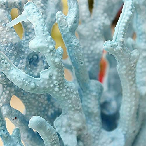Plastik Simülasyon Mercan Yapay Mercan Bitki İçin Balık Tankı Dekoratif Akvaryum Resif Süs Mavi Pet Malzemeleri Mükemmel İşçilik