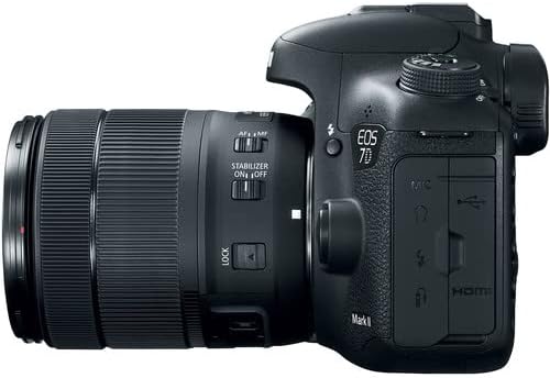 Canon EOS 7D Mark II DSLR Fotoğraf Makinesi 18-135mm f/3.5-5.6 ıs USM Lens ve W-E1 Wi-Fi Adaptörü (9128B135) + 4K Monitör + Canon