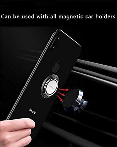 AyAsA Telefon Halka Tutucu-Manyetik Montaj için Metal Plakalı 3mm Ultra İnce Şık Tasarım / Cep Telefonu Araç Montajı, Tablet