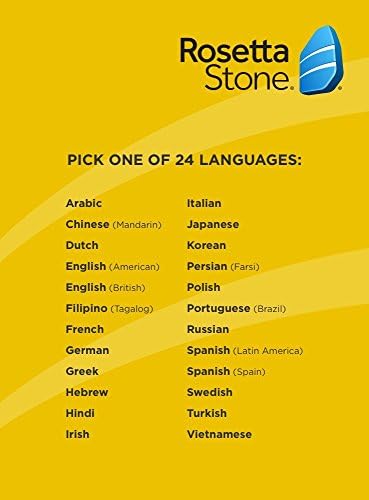 Rosetta Stone: iOS, Android, PC ve Mac'te 12 ay boyunca İtalyanca öğrenin-mobil ve çevrimiçi erişim